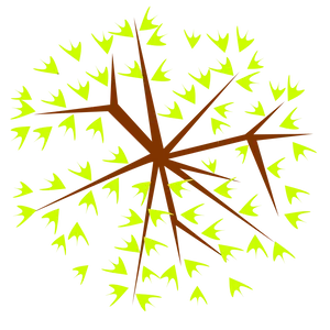 Abstract Tree Design Art