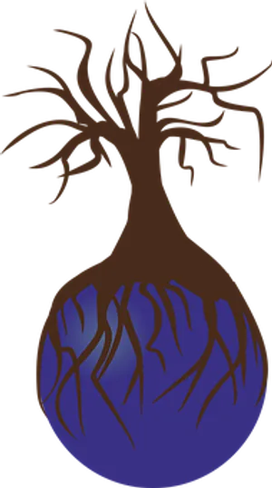 Abstract Tree Roots Design