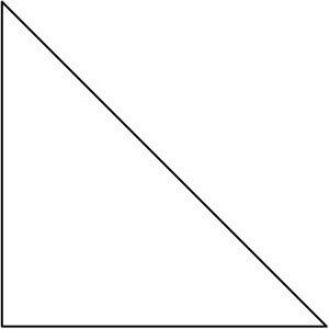 Abstract Triangle Illusion