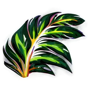 Abstract Tropical Plant PNG 36