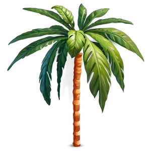 Abstract Tropical Plant PNG Cej PNG