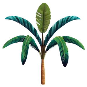 Abstract Tropical Plant PNG Sjb PNG