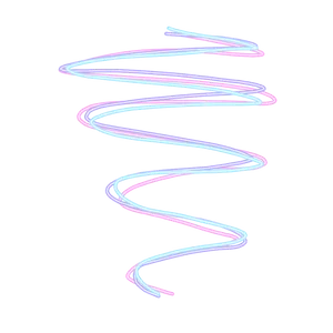 Abstract Twirling Light Streaks PNG
