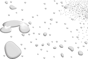 Abstract Water Bubbleson Surface PNG image