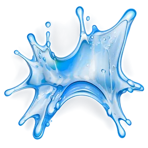 Abstract Water Splash PNG Vml8