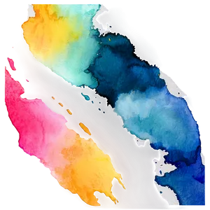 Abstract Watercolor Distress PNG 33