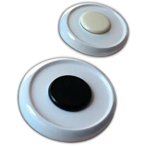 Abstract White Button PNG 26
