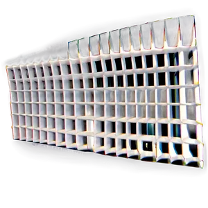 Abstract White Grid Art PNG 06252024