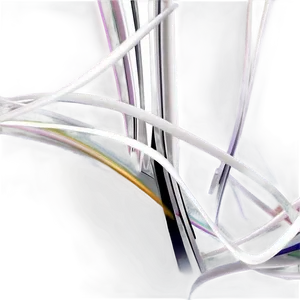 Abstract White Lines And Shapes PNG 06282024 PNG