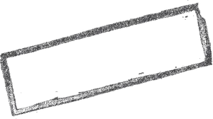 Abstract White Rectangleon Black Background PNG