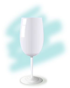 Abstract Wine Glass Illustration