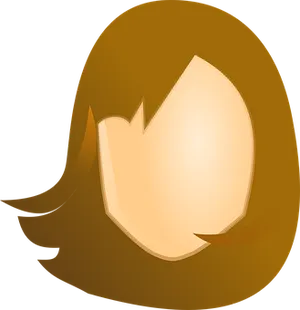 Abstract Woman Silhouette Icon