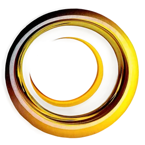 Abstract Yellow Circle Art Png Mfx PNG image