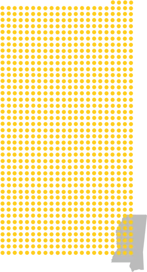 Abstract Yellow Dots Pattern PNG image