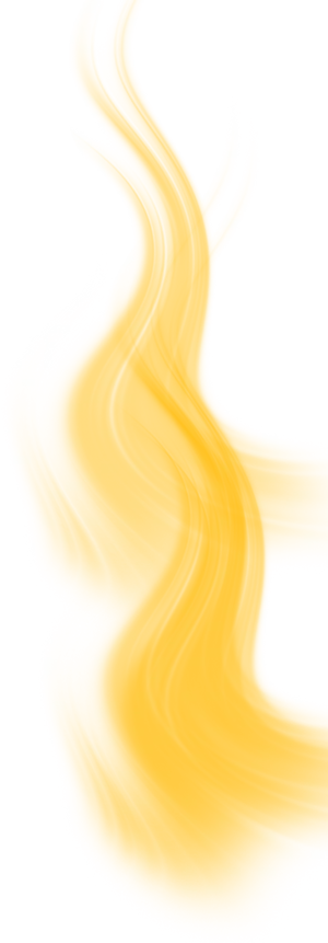 Abstract Yellow Flame Curves PNG image