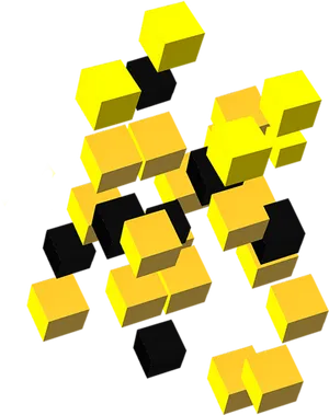 Abstract3 D Cubes Background PNG