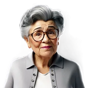 Abuela Cartoon Character Png Bqs76 PNG image