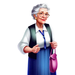 Abuela Illustration Png 14 PNG image