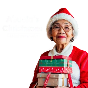 Abuela's Christmas Spirit PNG 11
