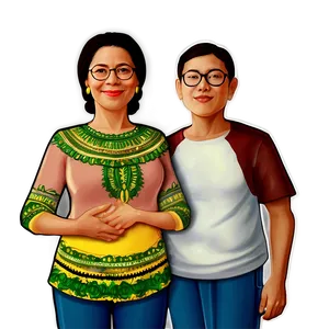 Abuela's Family Portrait PNG 06292024 PNG