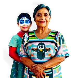 Abuela's Family Portrait PNG 3 PNG