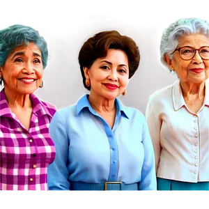 Abuela's Family Portrait PNG Ioy PNG