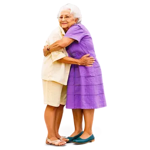 Abuela's Hug Moment PNG 40 PNG