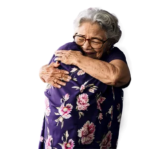 Abuela's Hug Moment PNG 82