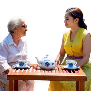 Abuela's Tea Time PNG 12