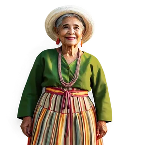 Abuela's Traditional Dress PNG 06292024 PNG