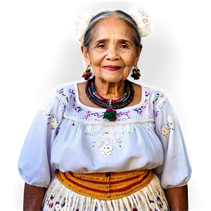 Abuela's Traditional Dress PNG Vbj