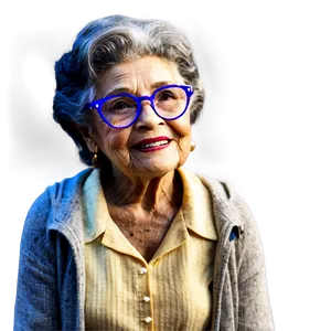 Abuela With Glasses PNG 20 PNG