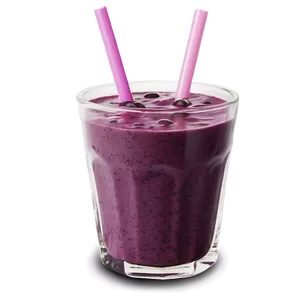 Acai Smoothie Glass PNG 57