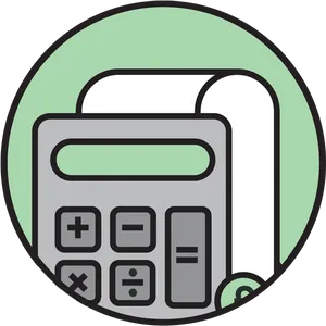 Accounting Calculator Icon PNG image