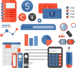 Accountingand Finance Icons PNG image