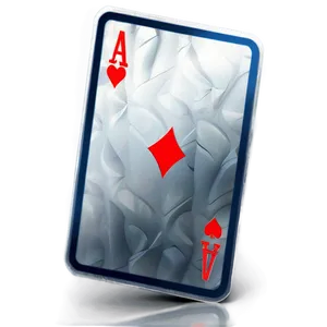 Ace Card In Abstract Design Png Hft PNG image