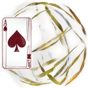 Ace Card In Circle Png 06252024 PNG image