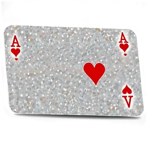 Ace Card With Glitter Png 72 PNG image