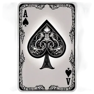 Ace Of Spades Playing Card Png Fug PNG image
