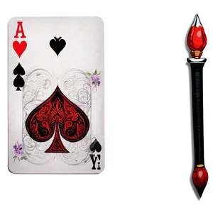 Ace Playing Card Art Png Uyb88 PNG image