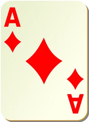 Aceof Diamonds Playing Card PNG image