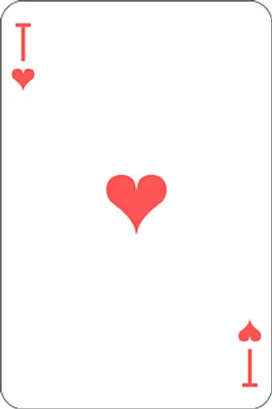 Aceof Hearts Playing Card