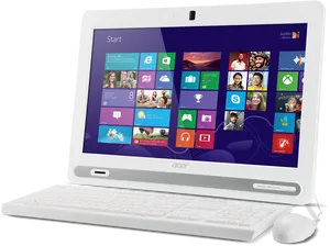 Acer Allin One Desktop Windows8 PNG image