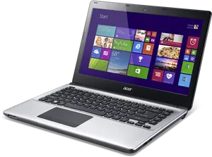 Acer Laptop Windows8 Start Screen PNG image