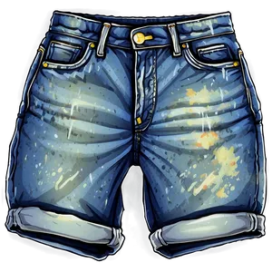 Acid Wash Jorts PNG Ddo78 PNG