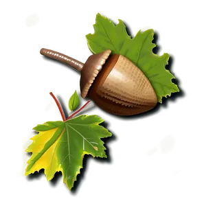 Acorn And Leaves Png Rcl PNG image