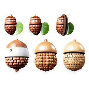 Acorn Collection Set PNG Idk PNG