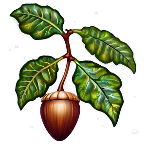 Acorn In Nature Scene PNG 23 PNG