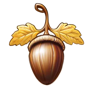 Acorn Outline PNG Xrx80 PNG