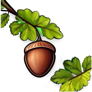 Acorn Pattern Background PNG 05252024 PNG